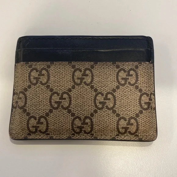 Gucci Tiger Print GG card case